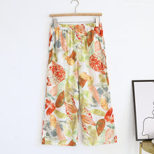 Load image into Gallery viewer, Summer new women's 100% viscose pajama pants cropped pants thin loose