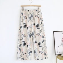 Load image into Gallery viewer, Summer new women's 100% viscose pajama pants cropped pants thin loose