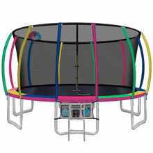 Load image into Gallery viewer, Everfit 16FT Trampoline Round Trampolines With Basketball Hoop Kids