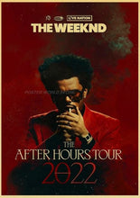 Load image into Gallery viewer, The Weeknd Vintage Kraft Paper Painting Poster And Print Alternative