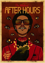 Load image into Gallery viewer, The Weeknd Vintage Kraft Paper Painting Poster And Print Alternative