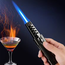 Load image into Gallery viewer, Turbo Metal Blue Flame Gas Lighter Spray Gun Kitchen Cooking Smoking