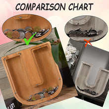 Load image into Gallery viewer, Twenty six Letter Piggy Bank Wooden Coin Money Saving Box Jar Coins