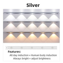 Load image into Gallery viewer, Ultra Thin Led Light Cabinet Lamp Pir Motion Sensor Wireless Usb