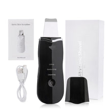 Load image into Gallery viewer, Ultrasonic Skin Scrubber Vibration Face Spatula Blackhead Remover