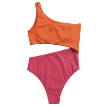 Load image into Gallery viewer, VigoCasey Patchwork Swimwear Women 2022 Sexy One Piece Swimsuit Female