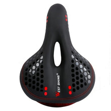 Load image into Gallery viewer, WEST BIKING Bicycle Saddle with Tail Light Thicken Widen MTB Soft