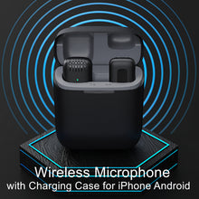 Load image into Gallery viewer, Wireless Lavalier Microphone for iPhone Android Phone Mini Wireless