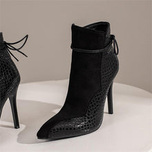 Load image into Gallery viewer, Women European and American Short Boots New Personality Stitching