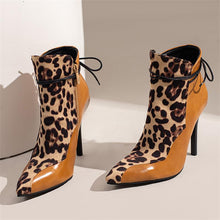 Load image into Gallery viewer, Women European and American Short Boots New Personality Stitching
