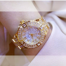 Load image into Gallery viewer, Women Watches Diamond Gold Watch Ladies Wrist Watches Luxury Brand
