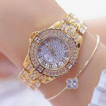 Load image into Gallery viewer, Women Watches Diamond Gold Watch Ladies Wrist Watches Luxury Brand