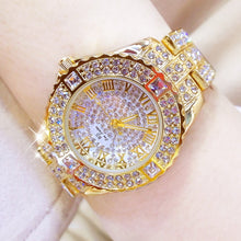 Load image into Gallery viewer, Women Watches Diamond Gold Watch Ladies Wrist Watches Luxury Brand