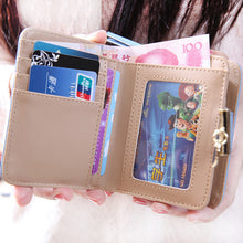 Load image into Gallery viewer, best sale wallet women Leaf Bifold PU Leather