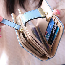 Load image into Gallery viewer, best sale wallet women Leaf Bifold PU Leather