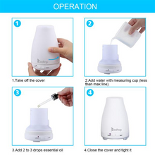 Load image into Gallery viewer, 110V 200ML Color Cycling Aroma Diffuser with Controller
