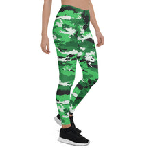 Load image into Gallery viewer, Green Camo Leggings for Women