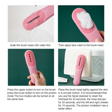 Load image into Gallery viewer, Deep Cleansing Exfoliating Removing Electric Facial Cleansing Brush