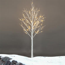 Load image into Gallery viewer, 4FT Snowflake Christmas Tree with 48 LED Lamp