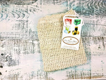 Load image into Gallery viewer, Sisal Soap Saver Sack, Exfoliating Soap Bag, Soap