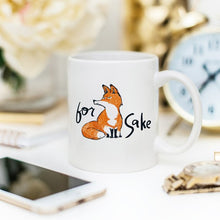 Load image into Gallery viewer, For Fox Sake - Ceramic Coffee Mug - Fox Coffee