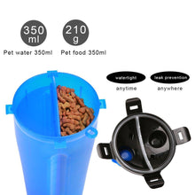 Load image into Gallery viewer, 2 in 1 Dog Drinking Water Bottle with Bowls