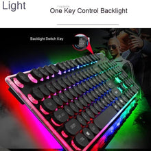 Load image into Gallery viewer, Ninja Dragons BX9 LED Backlight Gaming USB Wired Keyboard Mouse Set
