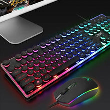 Load image into Gallery viewer, Ninja Dragons BX9 LED Backlight Gaming USB Wired Keyboard Mouse Set