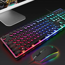 Load image into Gallery viewer, Ninja Dragons BX9 LED Backlight Gaming USB Wired Keyboard Mouse Set
