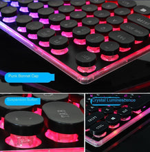 Load image into Gallery viewer, Ninja Dragons BX9 LED Backlight Gaming USB Wired Keyboard Mouse Set