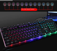 Load image into Gallery viewer, Ninja Dragons BX9 LED Backlight Gaming USB Wired Keyboard Mouse Set