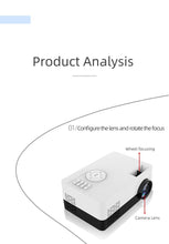 Load image into Gallery viewer, Ninja Dragon Portable Mini 1080P Home Theater Projector