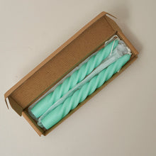 Load image into Gallery viewer, 2pc Spiral Candles Scented Candle Decorative Candles Taper Candles
