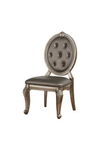Load image into Gallery viewer, 20inches X 24inches X 42inches 2pc Antique Champagne Side Chair
