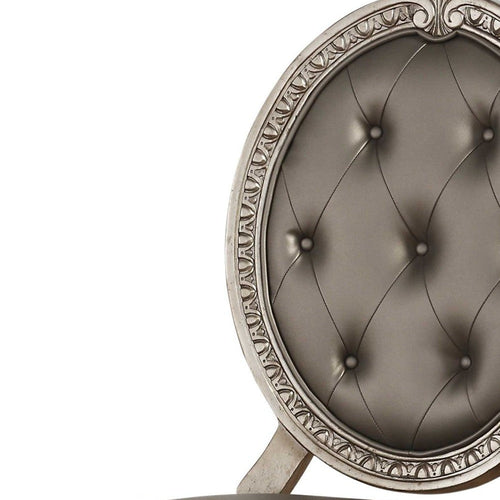 20inches X 24inches X 42inches 2pc Antique Champagne Side Chair