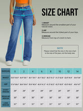 Load image into Gallery viewer, Straight Leg Jeans for Women,High Waisted Wide Leg Loose Microelastic Boyfried Denim Pants
