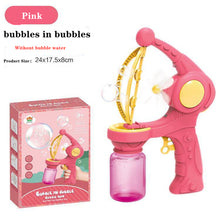 Load image into Gallery viewer, Bubble Gun Rocket 69 Holes Soap Bubbles Machine Gun Shape Automatic
