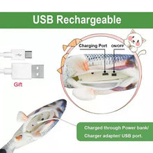 Load image into Gallery viewer, Cat Toys Electric Fish With USB Charging Built In Lithium Battery
