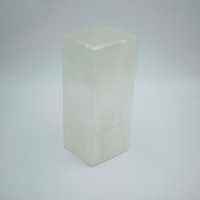 Load image into Gallery viewer, Rectangular Selenite Crystal Lamp Prime
