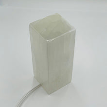 Load image into Gallery viewer, Rectangular Selenite Crystal Lamp Prime
