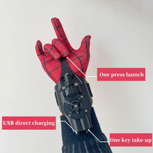 Load image into Gallery viewer, Spiderman Glove Launcher Spider Web | Web Shooters Spiderman Real Web
