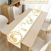 Load image into Gallery viewer, Ramadan Table Decorations | Table Runner Eid Mubarak | Muslim
