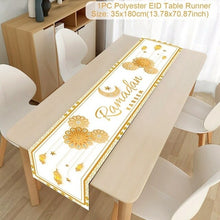 Load image into Gallery viewer, Ramadan Table Decorations | Table Runner Eid Mubarak | Muslim
