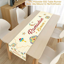 Load image into Gallery viewer, Ramadan Table Decorations | Table Runner Eid Mubarak | Muslim
