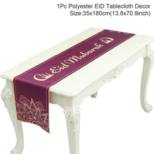 Load image into Gallery viewer, Ramadan Table Decorations | Table Runner Eid Mubarak | Muslim
