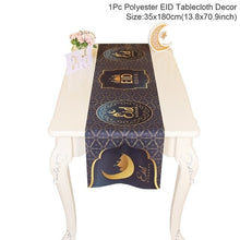 Load image into Gallery viewer, Ramadan Table Decorations | Table Runner Eid Mubarak | Muslim
