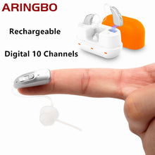 Load image into Gallery viewer, New Rechargeable Digital Hearing Aid Severe Loss 10 Channel Ear Aids
