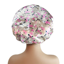 Load image into Gallery viewer, New Satin Bonnet Silk Night Sleeping Cap For Women Curly Braid Hair
