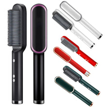 Load image into Gallery viewer, Electric Hair Straightener Brush Negative Ions Do Not Hurt Hair 5 Gear
