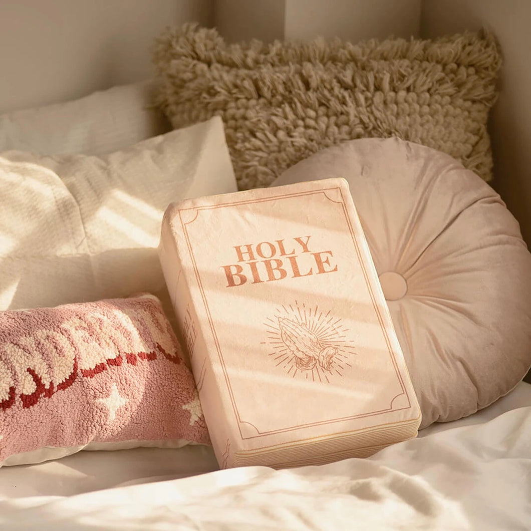 Holy Bible Pillow Book Plush Soft Plushies Book Pillow Bible Gifts for